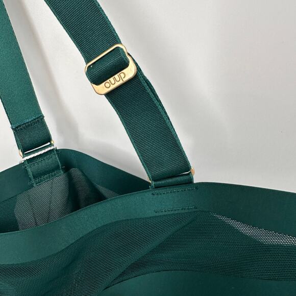 CUUP NWT The Balconette Mesh Bra in Serpentine // 40E - Picture 7 of 7